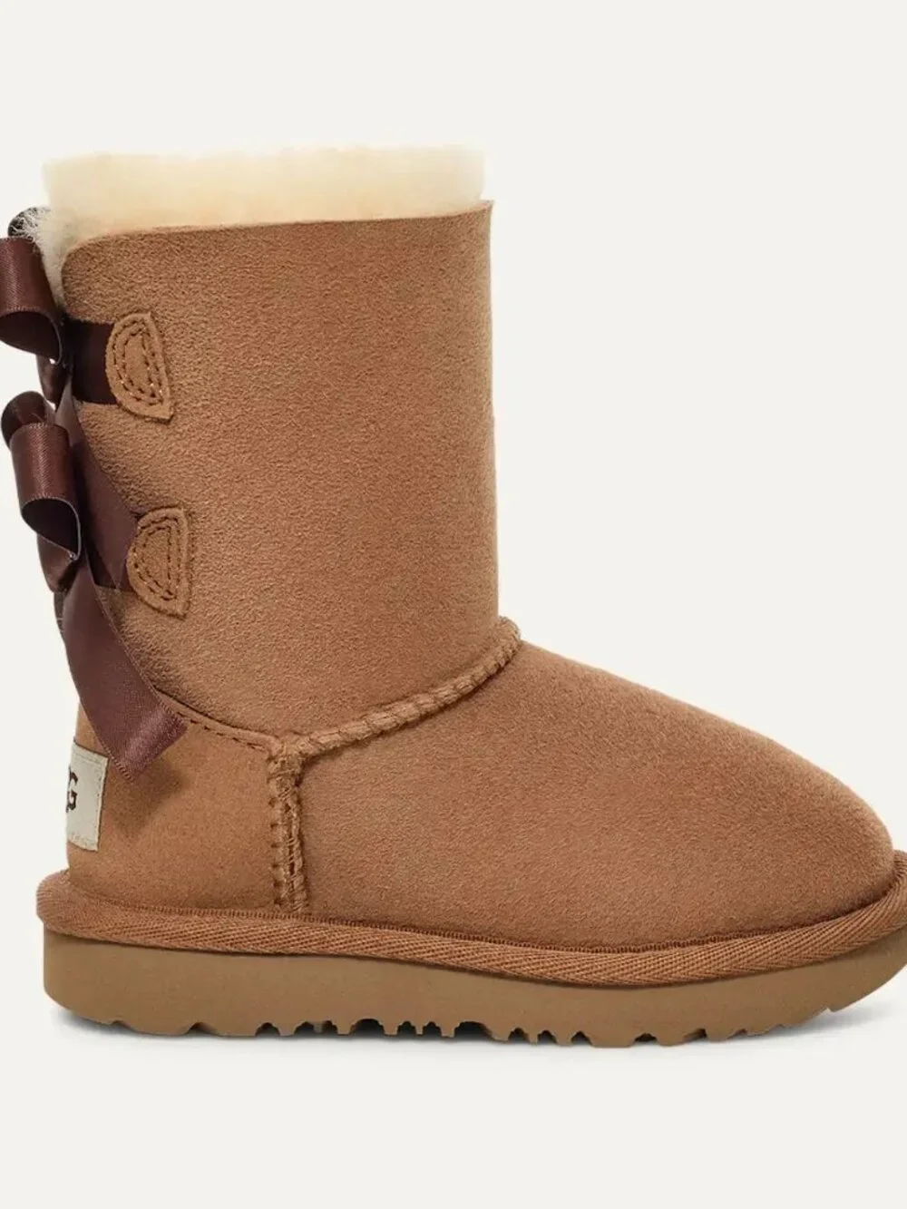 UGG Toddlers' Bailey Bow II Boots Chestnut Brown size 9T